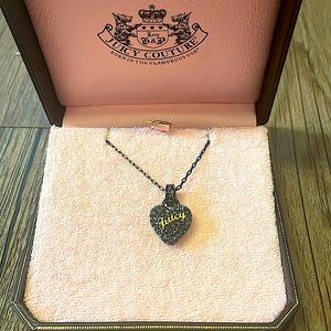 Black and Gold Vintage Juicy Couture Pendant